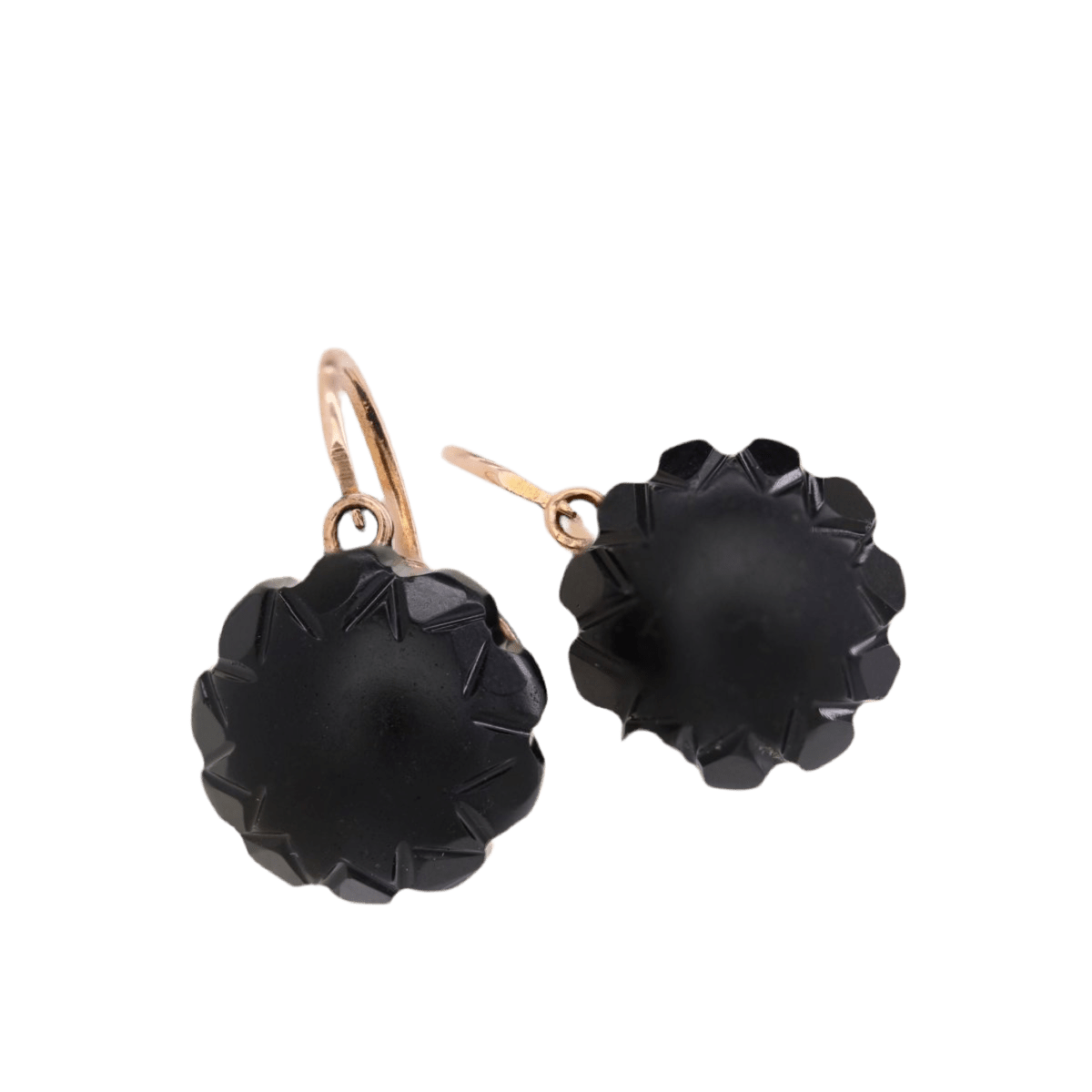 Boucles d'oreilles Dormeuses en or rose - Castafiore