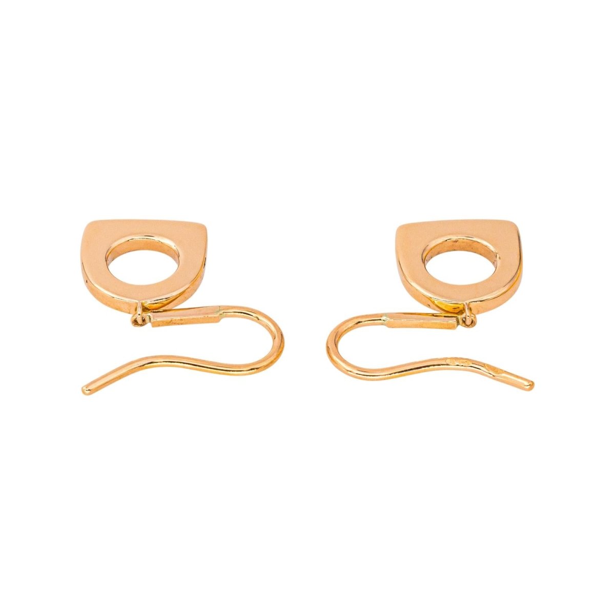 Boucles d'oreilles Dormeuses FRED "Success" en or rose et diamants - Castafiore