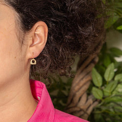 Boucles d'oreilles Dormeuses FRED "Success" en or rose et diamants - Castafiore