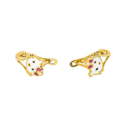 Boucles d'oreilles Dormeuses Or jaune - Castafiore