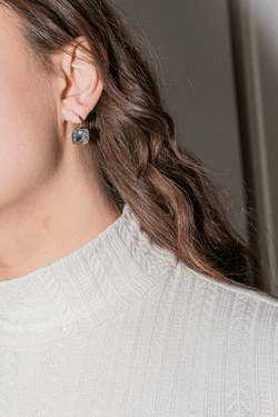 Boucles d'oreilles Dormeuses Or Jaune Topaze Birolette - Castafiore