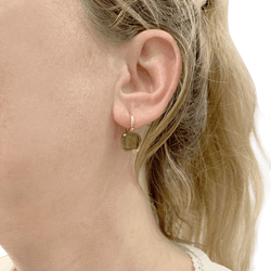 Boucles d'oreilles Dormeuses POMELLATO "Nudo" en or rose, or blanc et quartz - Castafiore