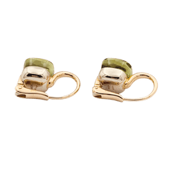 Boucles d'oreilles Dormeuses POMELLATO "Nudo" en or rose, or blanc et quartz - Castafiore