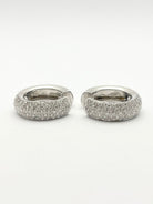 Boucles d'oreilles en or 18KT avec diamants naturels - Castafiore