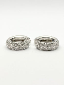 Boucles d'oreilles en or 18KT avec diamants naturels - Castafiore