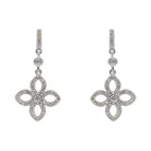 Boucles d'oreilles en Or blanc et Diamant - Castafiore