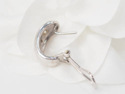 Boucles d'Oreilles En Or Blanc Et Diamants - Castafiore