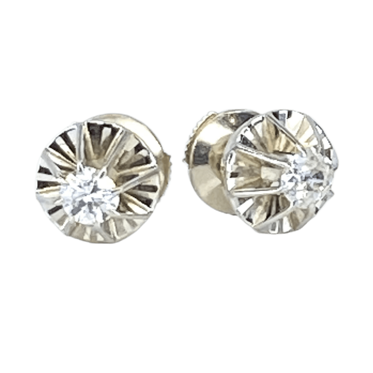Boucles d’oreilles en or blanc et diamants - Castafiore