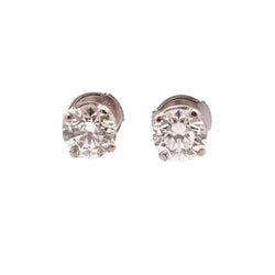 Boucles d'oreilles en or blanc et diamants - Castafiore