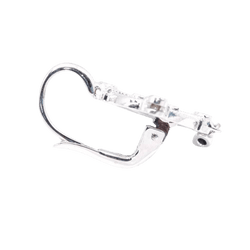 Boucles d'oreilles en or blanc et diamants - Castafiore