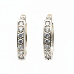 Boucles d'oreilles en or blanc, or jaune et diamants - Castafiore