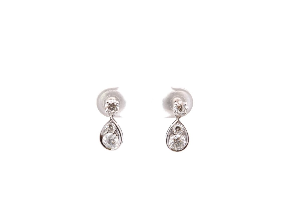 Boucles d'oreilles en or et diamant - Castafiore