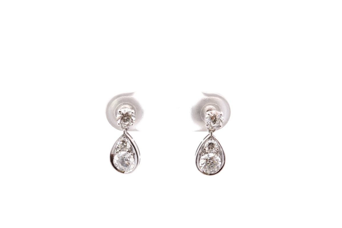 Boucles d'oreilles en or et diamant - Castafiore