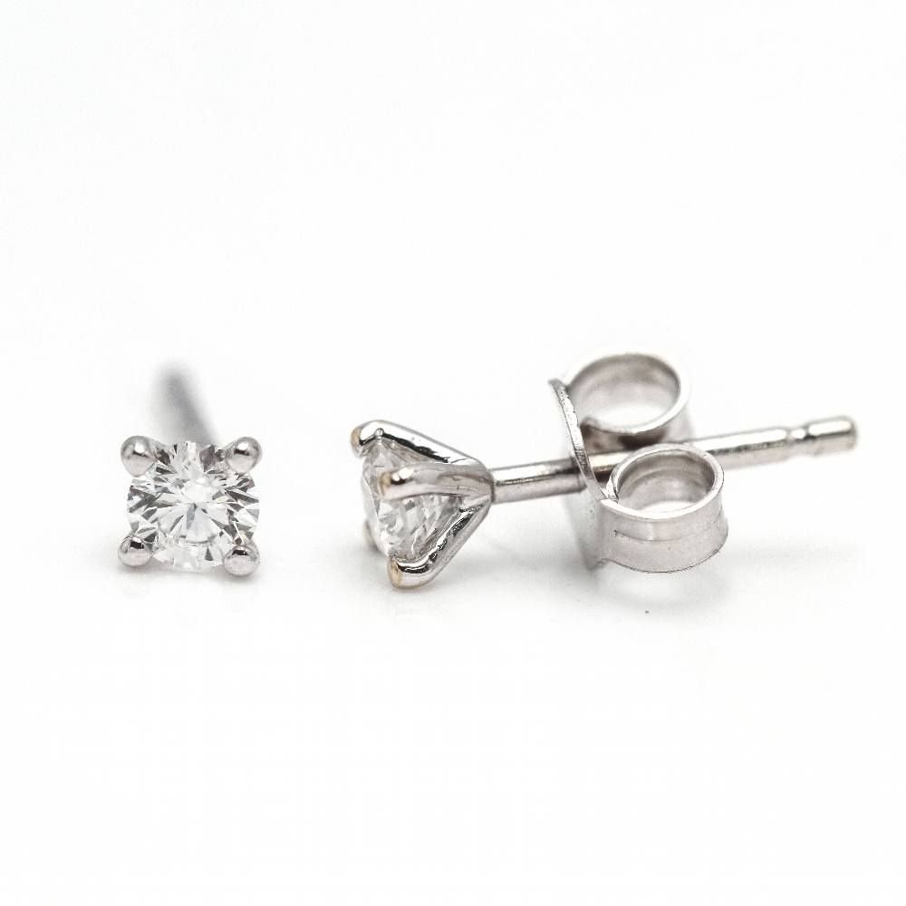 Boucles d'oreilles en or et diamants - Castafiore