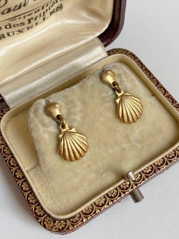 Boucles d'oreilles en or jaune - Castafiore