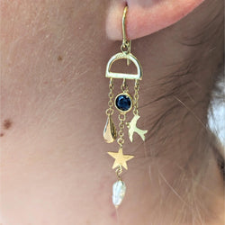 Boucles d'oreilles en or jaune - Castafiore