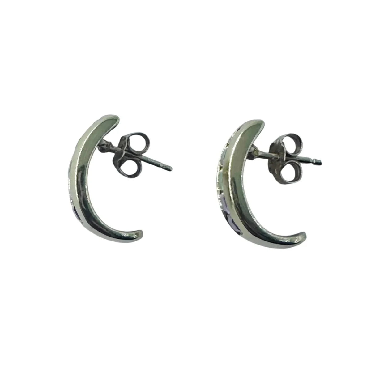 Boucles d'oreilles en or jaune, citrine, topaze bleue, péridot et améthyste - Castafiore