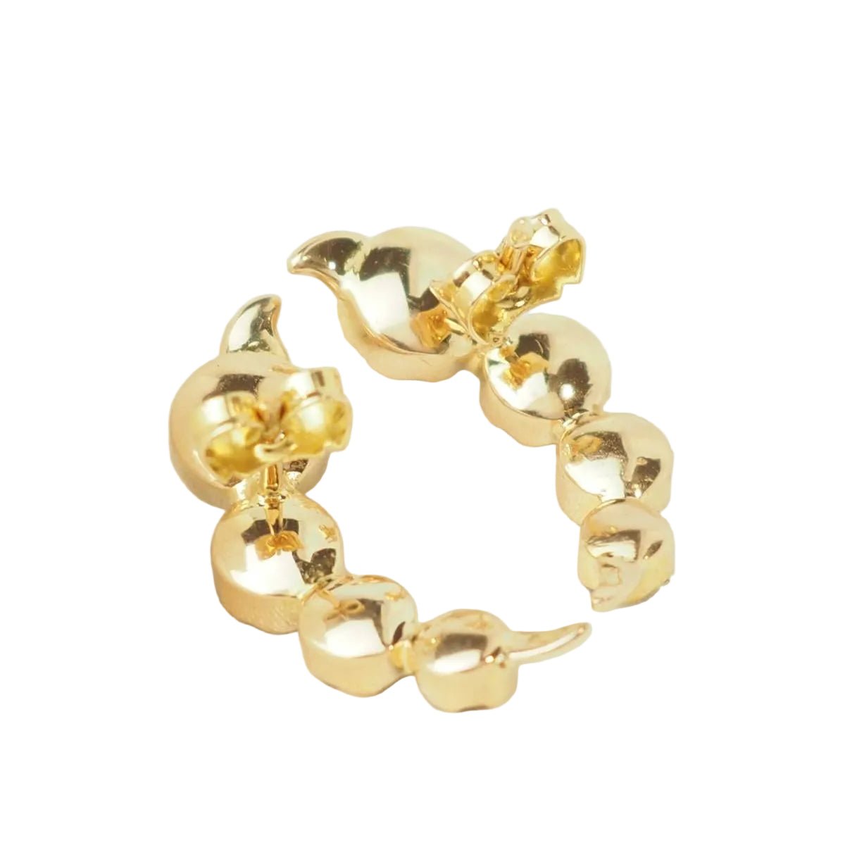 Boucles d’oreilles en or jaune et grenats - Castafiore