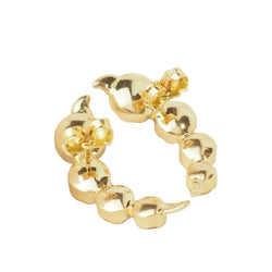 Boucles d’oreilles en or jaune et grenats - Castafiore