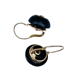 Boucles d’oreilles en or jaune et perle - Castafiore