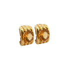 Boucles d'oreilles FRED en or jaune et citrine - Castafiore