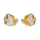 Boucles d'oreilles FRED en Or jaune et Rubis - Castafiore