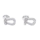 Boucles d'oreilles FRED, "Force 10", or blanc et diamants - Castafiore