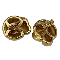 Boucles d'oreilles GODRONNÉ en or jaune - Castafiore