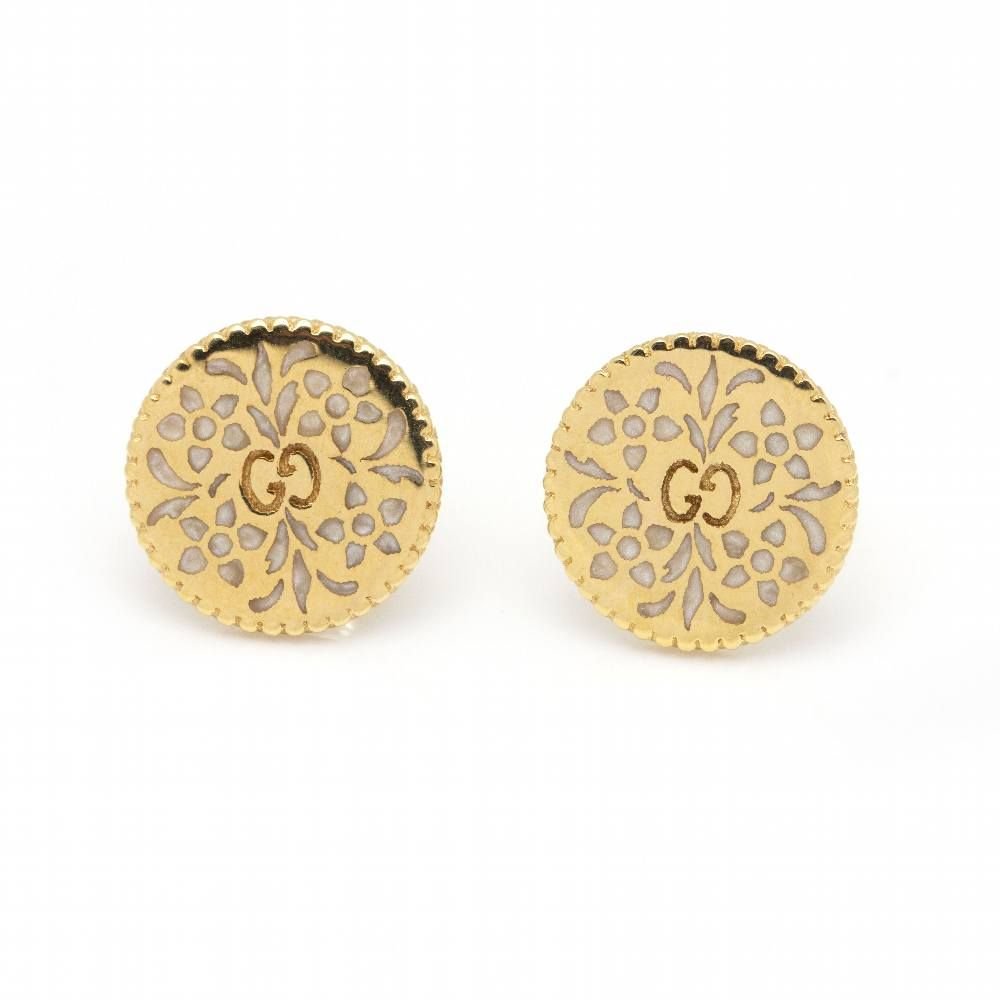 Boucles d'oreilles GUCCI en or, or jaune et métal - Castafiore