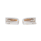 Boucles d'oreilles GUY LAROCHE Dormeuses en or blanc et or rose - Castafiore