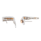 Boucles d'oreilles GUY LAROCHE Dormeuses en or blanc et or rose - Castafiore