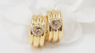 Boucles d'oreilles Happy Diamonds de Chopard en or jaune et diamants - Castafiore