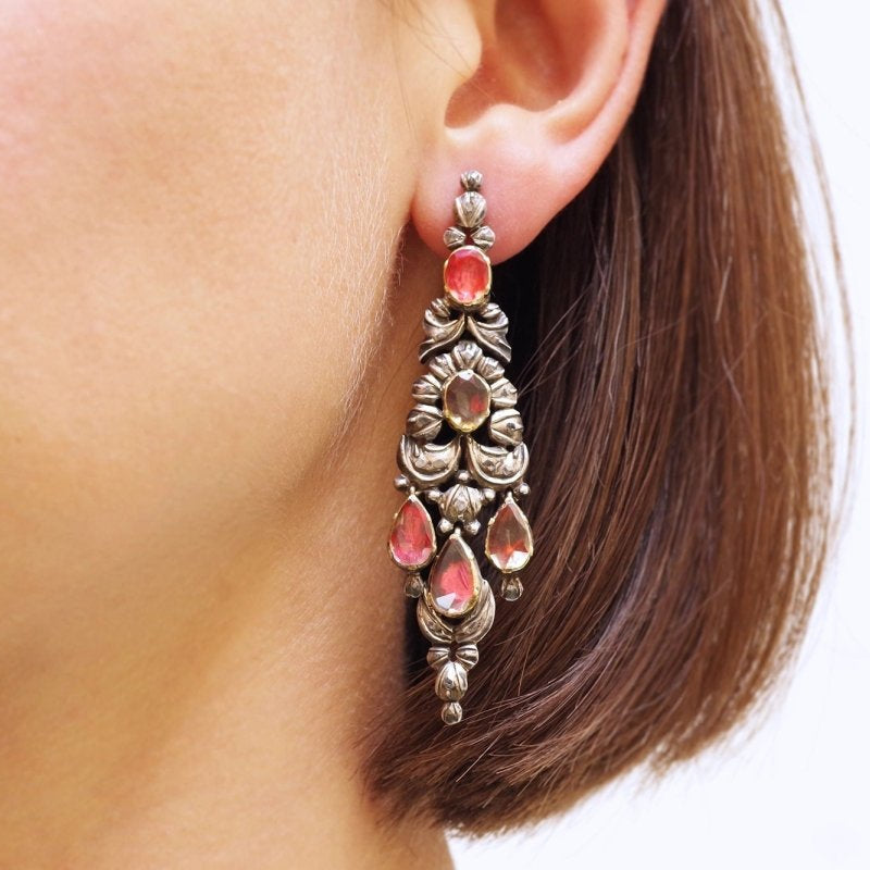Boucles d'oreilles ibériques anciennes en or - Castafiore