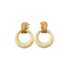 Boucles d'oreilles interchangeables VAN CLEEF & ARPELS en or jaune, onyx, corail blanc et diamants - Castafiore