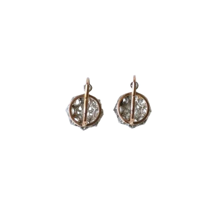 Boucles d'Oreilles Marguerite Diamants 3.00 Cts - Castafiore