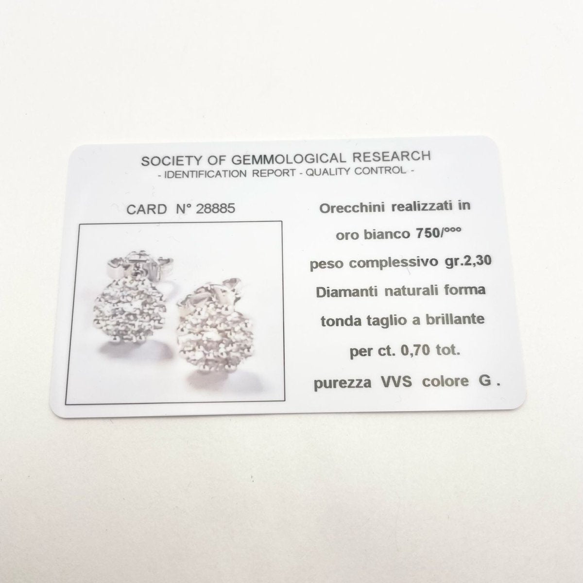 Boucles d'oreilles Marguerite en or et diamants - Castafiore