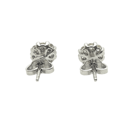 Boucles d'oreilles Marguerite en or et diamants - Castafiore
