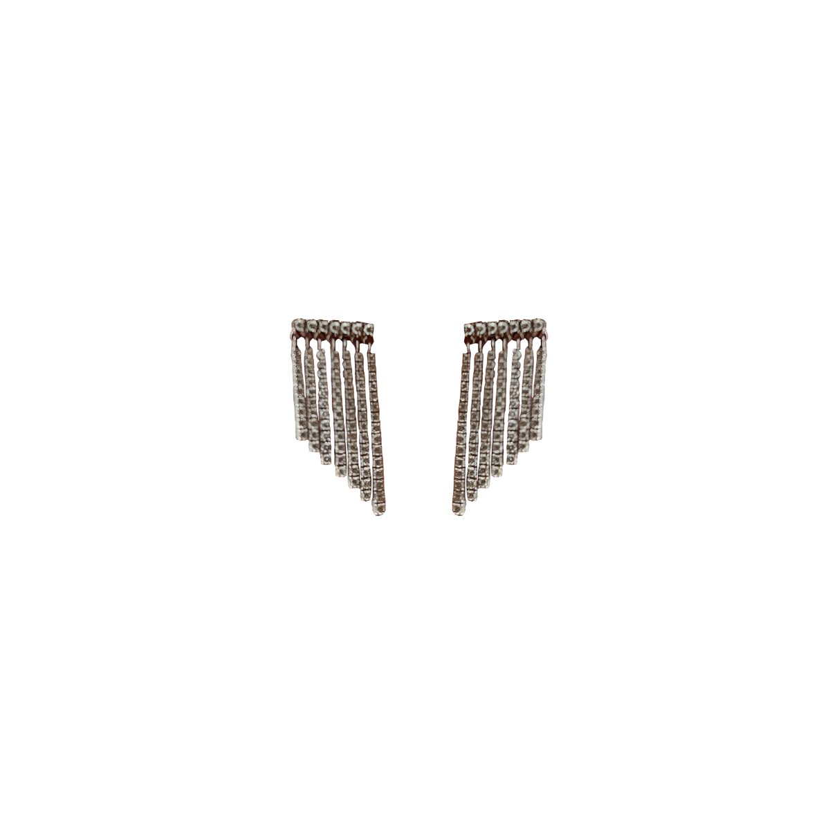 Boucles d'oreilles MESSIKA "Daria" en or blanc et diamant - Castafiore