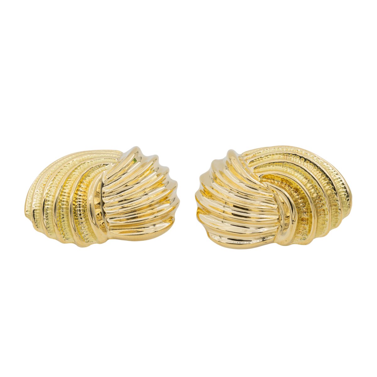 Boucles d'oreilles Motif Turban en Or jaune - Castafiore