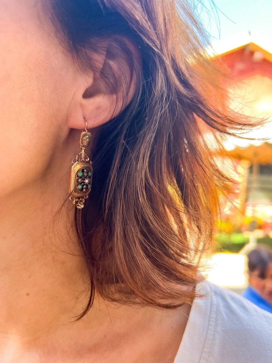 Boucles d'oreilles Napoleon III - Castafiore