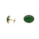 Boucles d'Oreilles - Or & Aventurine Verte - Castafiore