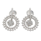 Boucles d'oreilles Or blanc Diamant - Castafiore