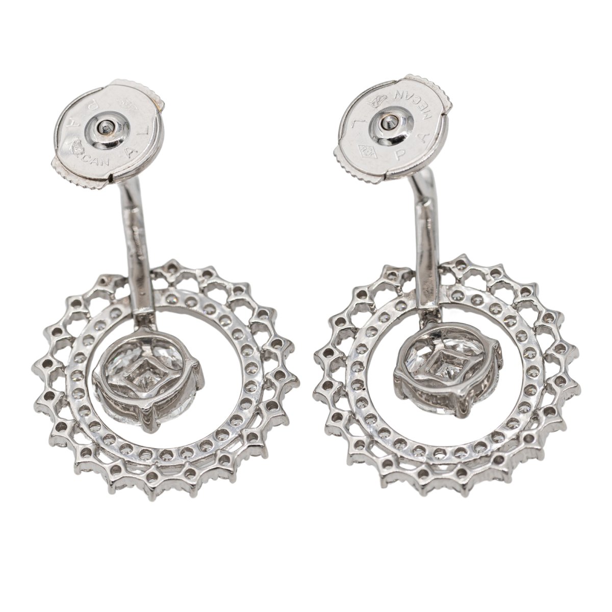 Boucles d'oreilles Or blanc Diamant - Castafiore