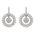 Boucles d'oreilles Or blanc Diamant - Castafiore