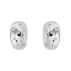 Boucles d'oreilles Or blanc Diamant - Castafiore