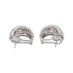 Boucles d'oreilles Or blanc Diamant - Castafiore