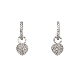 Boucles d'oreilles Or blanc Diamant - Castafiore