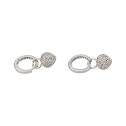 Boucles d'oreilles Or blanc Diamant - Castafiore