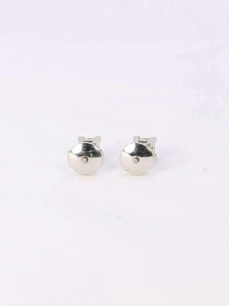 Boucles d'oreilles or blanc diamants taille princesse 0,5 ct - Castafiore