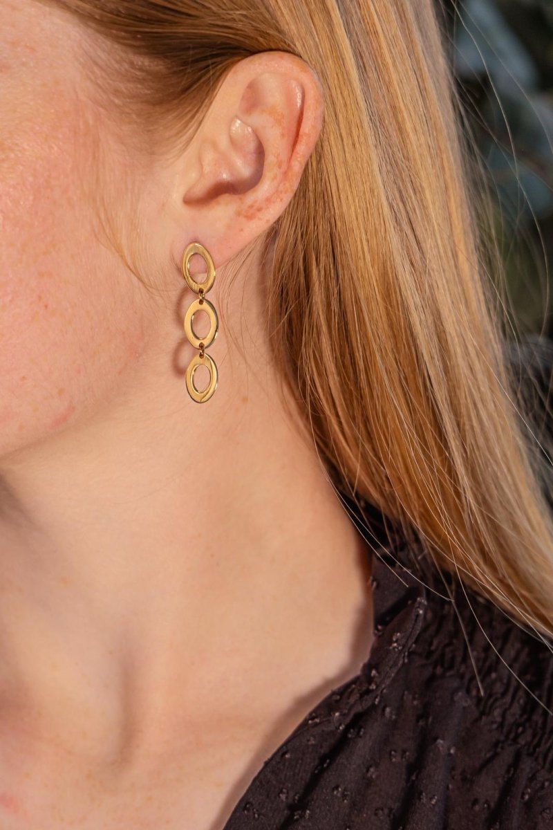 Boucles d'oreilles Or jaune - Castafiore